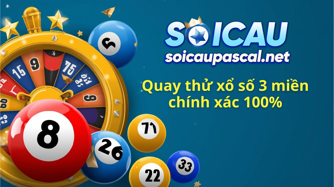 Quay thử xổ số 3 miền pascal